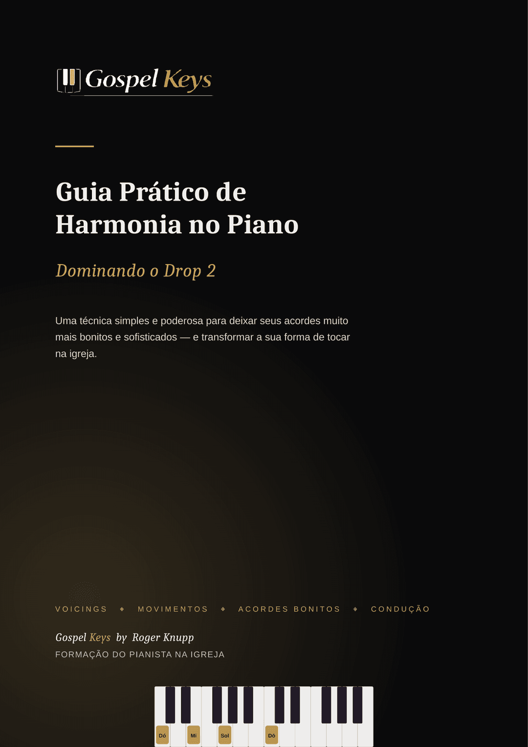 Capa do Guia Prático de Harmonia no Piano — Dominando o Drop 2
